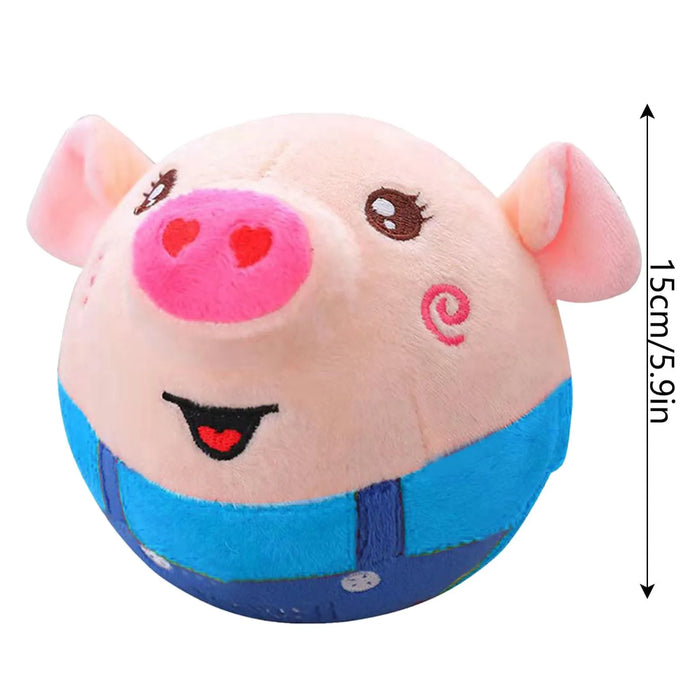 Electronic Pet Dog Toy Ball Pet Bouncing Jump Balls Talking Interactive Dog Plush Doll Toys New Gift Bounce Boredom Toys